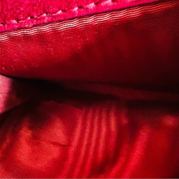 Chanel Burgundy Red Caviar Leather Fold Over Open Wallet - Picture 7 of 16